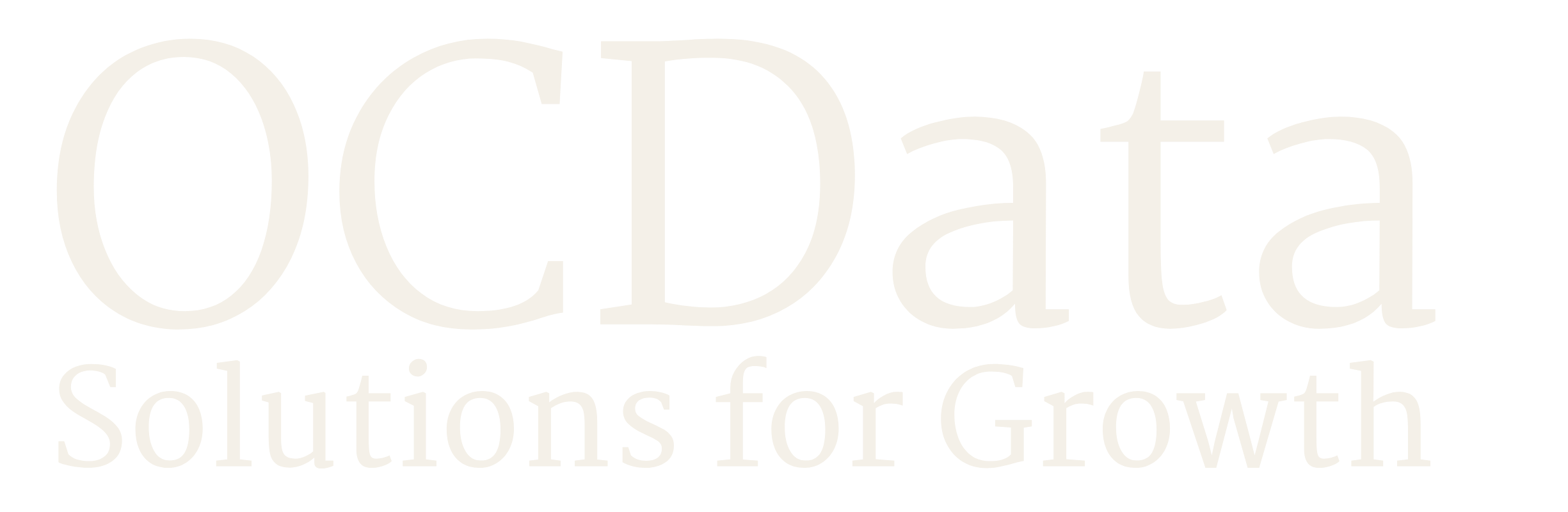 OCData - Solutions for Growth