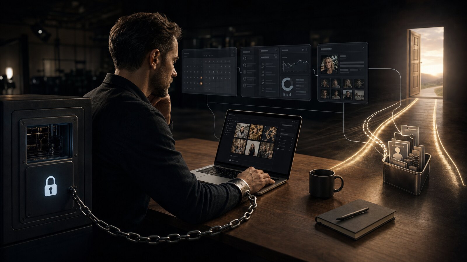 Business owner reviewing a portable data path out of vendor lock-in